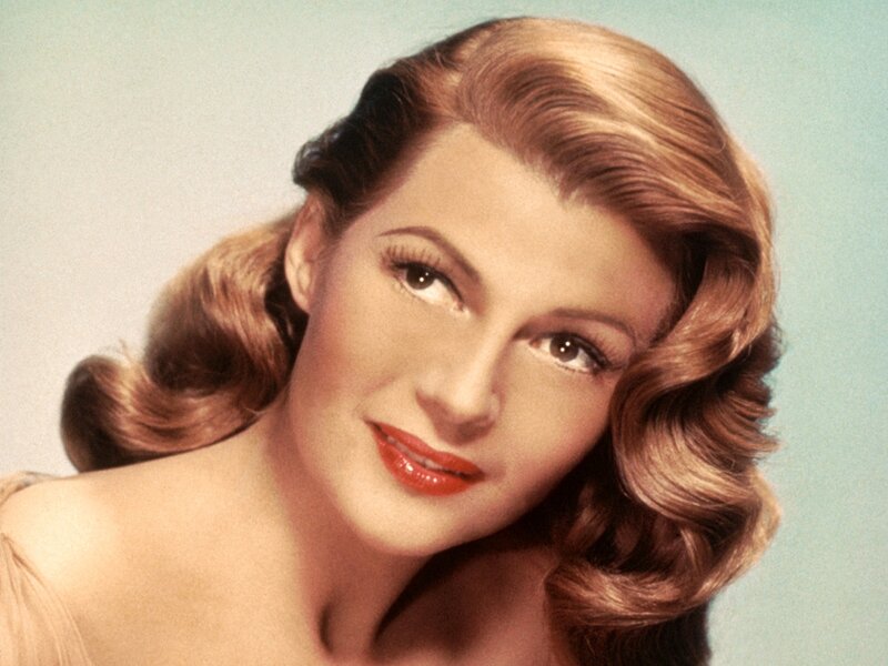Woman with Blonde Hair — Brown, Calm, Photograph, Blonde Hair, Red Lipstick