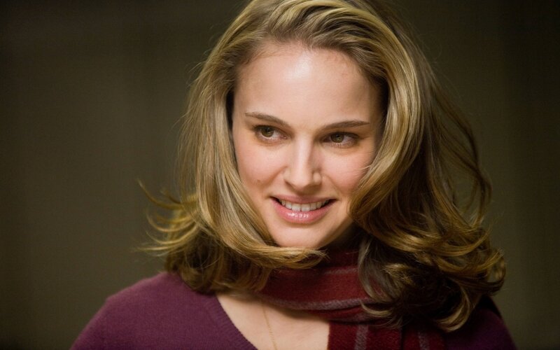 Woman with Blonde Hair — Brown, Neutral, Photograph, Scarf