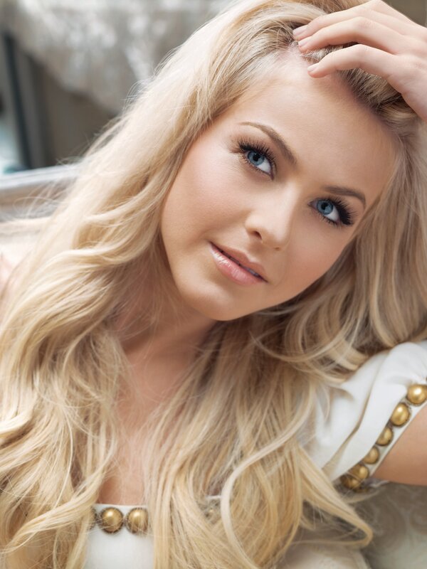 Woman with Blonde Hair — Calm, Photograph, Blonde Hair, Blue Eyes, White Top, White