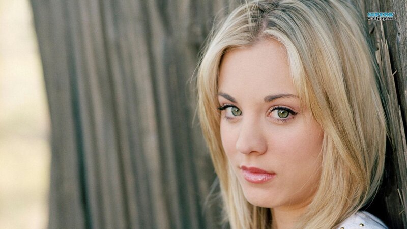 Woman with Blonde Hair — Calm, Photograph, Wooden Wall, Green