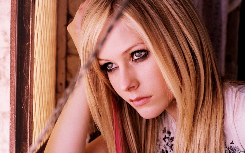 Woman with Blonde Hair — Contemplative, Photograph, Wooden Wall