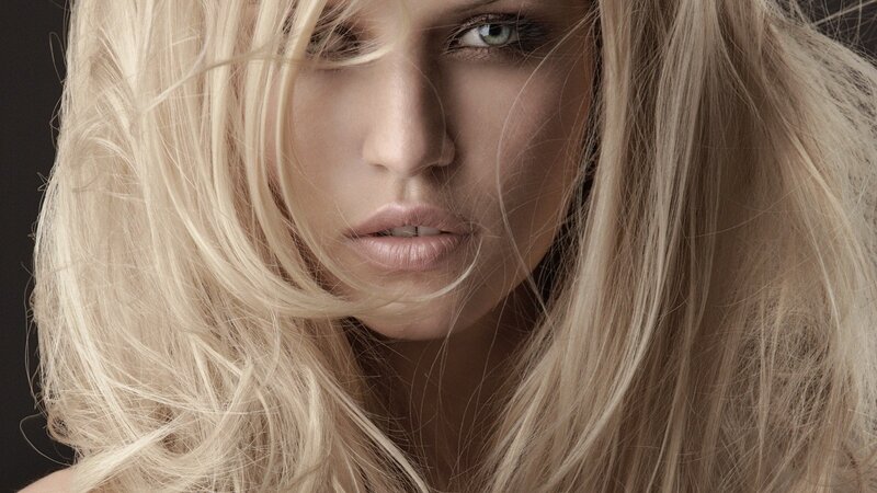 Woman with Blonde Hair — Dramatic, Brown