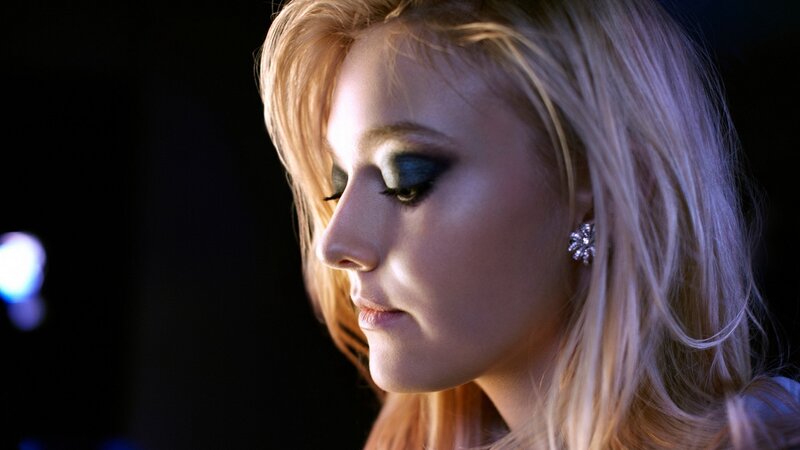Woman with Blonde Hair — Dramatic, Night, Photograph, Makeup