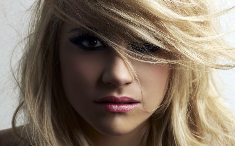 Woman with Blonde Hair — Dramatic, Photograph, Blonde Hair, Makeup, Eyes