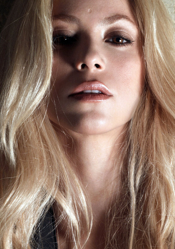 Woman with Blonde Hair — Dramatic, Photograph, Face, Brown