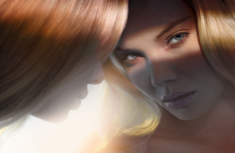 Woman with Blonde Hair — Dramatic, Photograph, Face, Light