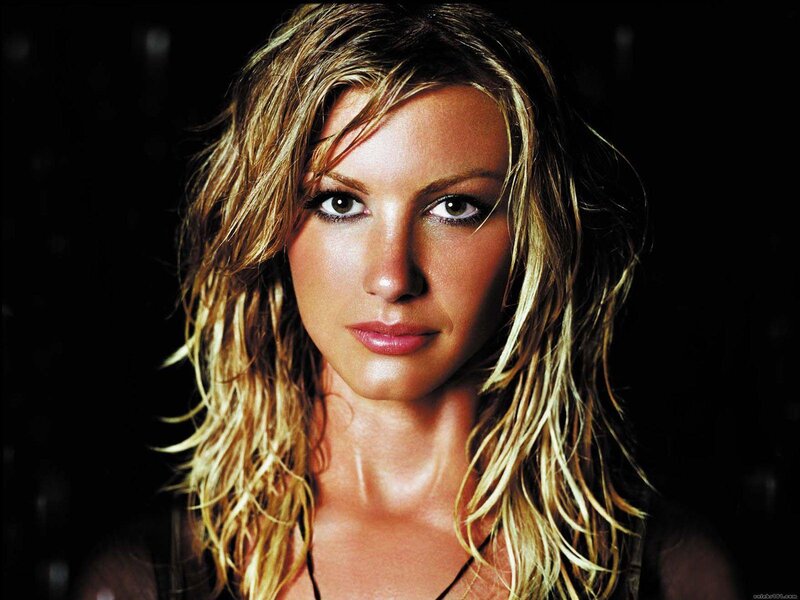 Woman with Blonde Hair — Dramatic, Photograph, Neck