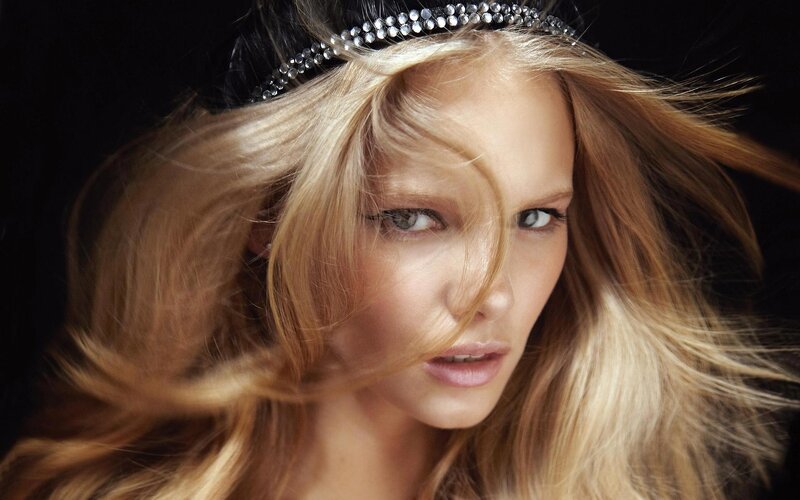 Woman with Blonde Hair — Dramatic, Photograph, Tiara