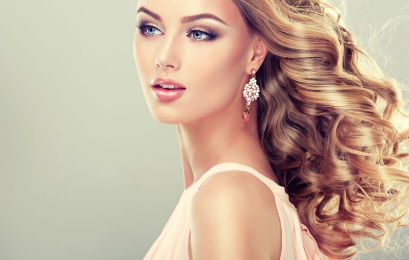 Woman with Blonde Hair — Elegant, Photograph