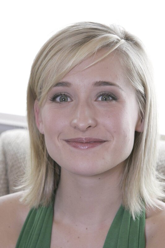 Woman with Blonde Hair — Green, Neutral, Photograph, Green Top, Blonde Hair