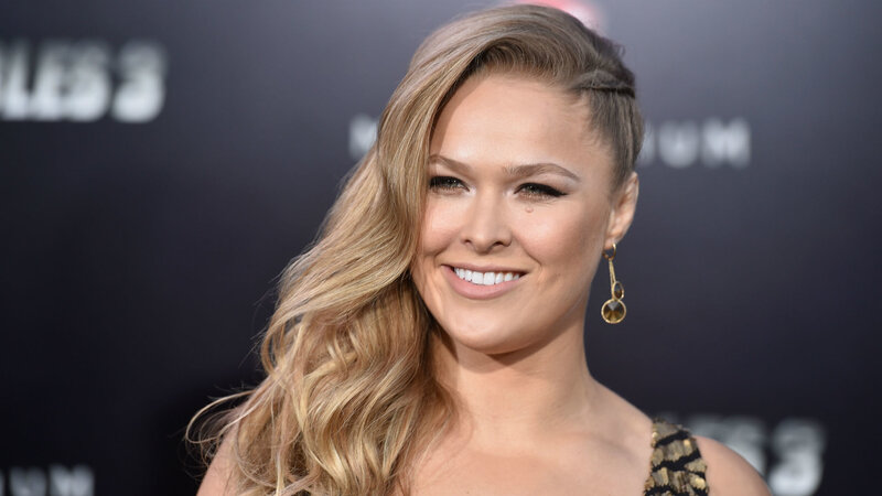 Woman with Blonde Hair — Happy, Photograph, Earring, Dress