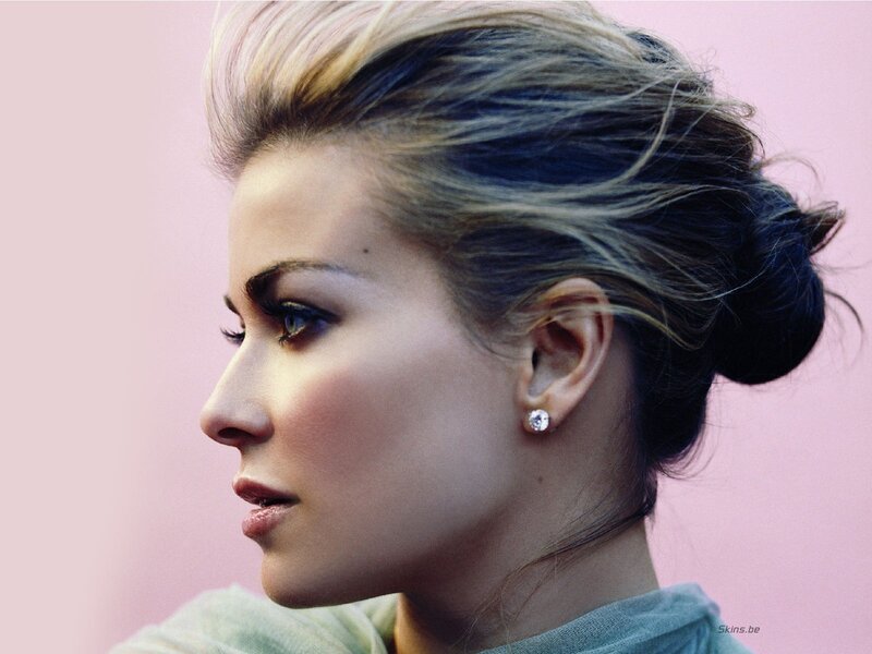 woman with blonde hair in bun