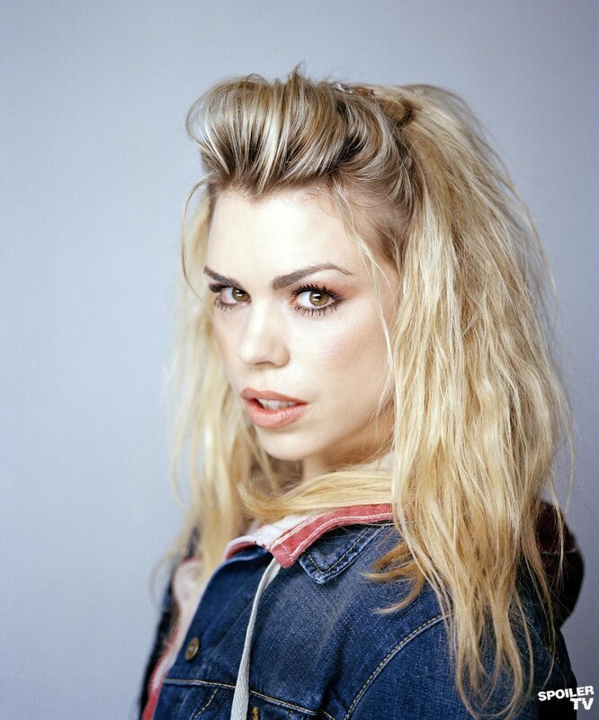woman with blonde hair in denim jacket