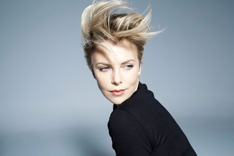 woman with blonde hair in motion