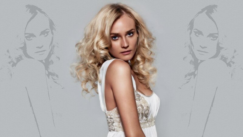 woman with blonde hair in white dress