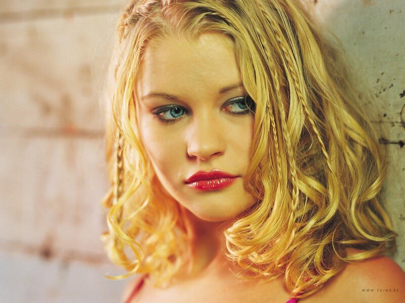 Woman with Blonde Hair — Intense, Photograph, Braided Hair