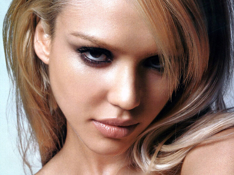 Woman with Blonde Hair — Intense, Photograph, Makeup