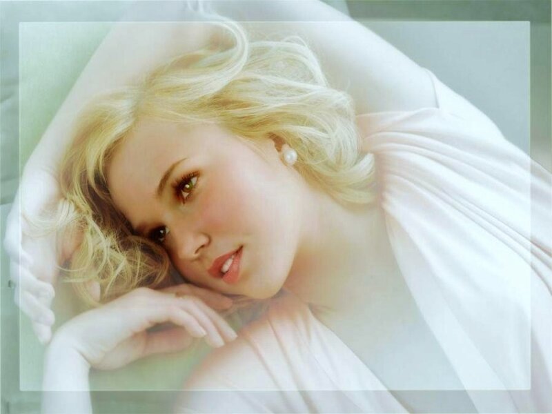 woman with blonde hair lying down
