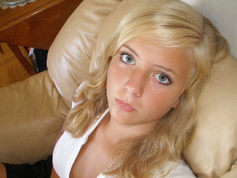 woman with blonde hair lying down