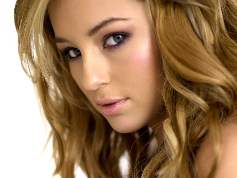 Woman with Blonde Hair — Makeup, Brown