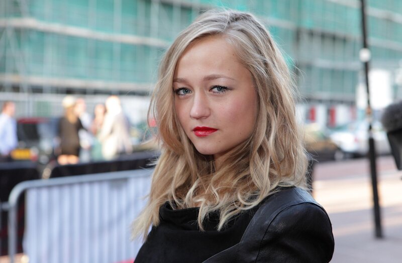 Woman with Blonde Hair — Neutral, Afternoon, Photograph, Building