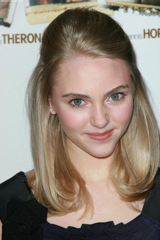 Woman with Blonde Hair — Neutral, Photograph, Earring, Black Dress
