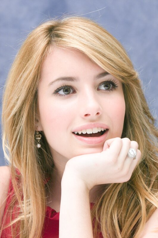 Woman with Blonde Hair — Neutral, Photograph, Earring, Ring