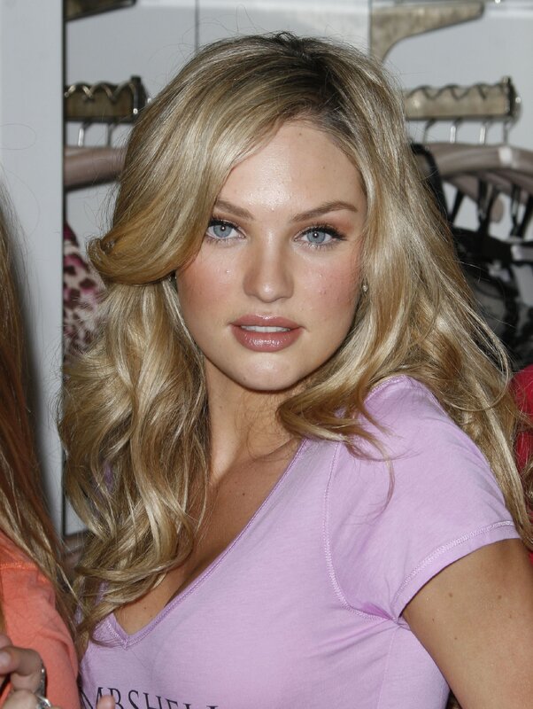 Woman with Blonde Hair — Neutral, Photograph, Pink Shirt, Clothing Rack