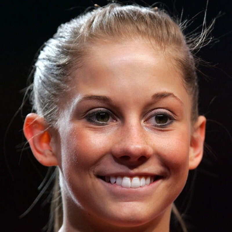 Woman with Blonde Hair — Neutral, Photograph, Smile, Eyes, White
