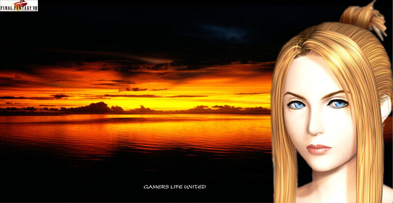 Woman with Blonde Hair — Orange, Dramatic, Sunset