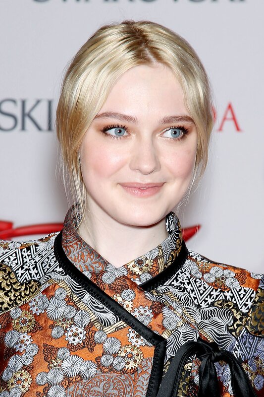 Woman with Blonde Hair — Orange, Neutral, Photograph, Blonde Hair, Patterned Jacket