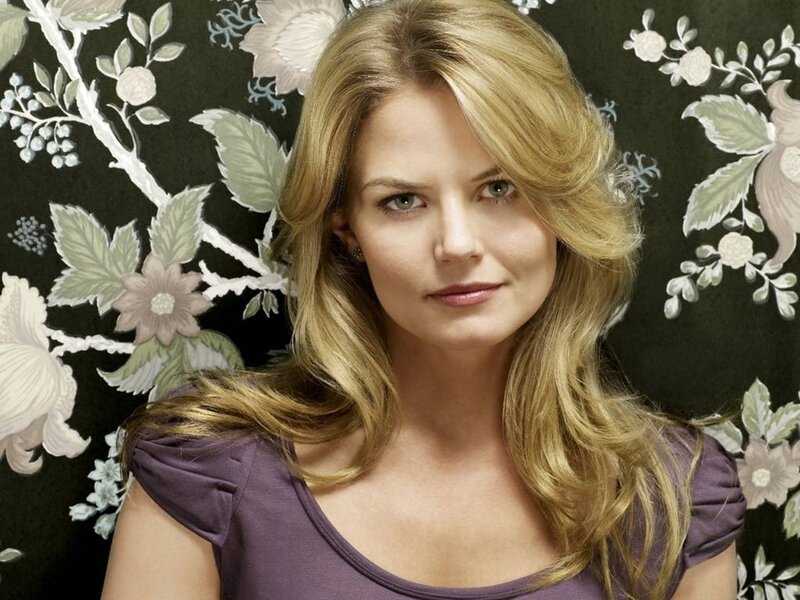 Woman with Blonde Hair — Purple, Calm, Photograph, Purple Shirt