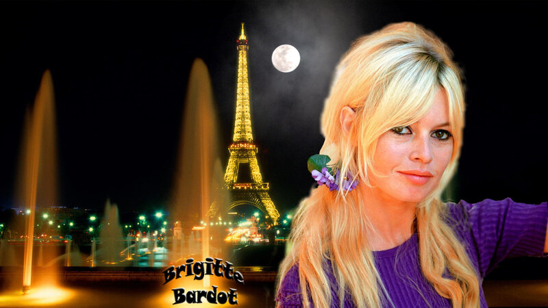 Woman with Blonde Hair — Purple, Dramatic