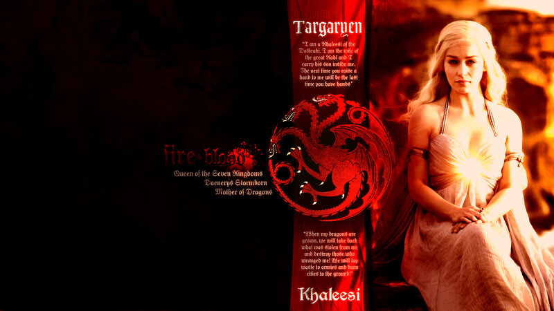 Woman with Blonde Hair — Red, Dramatic, Digital Art, Dragon