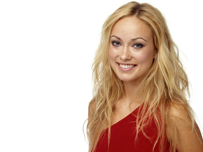 Woman with Blonde Hair — Red, Friendly, Photograph