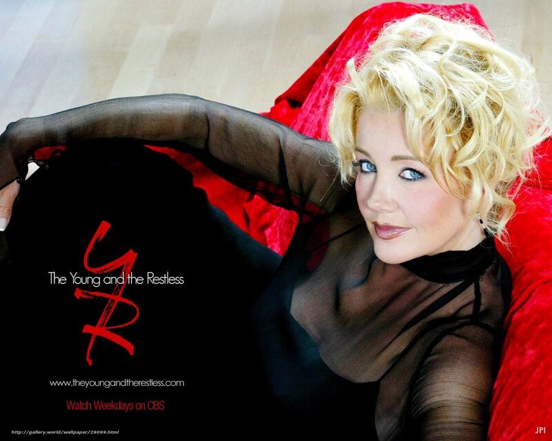 Woman with Blonde Hair — Red, Seductive