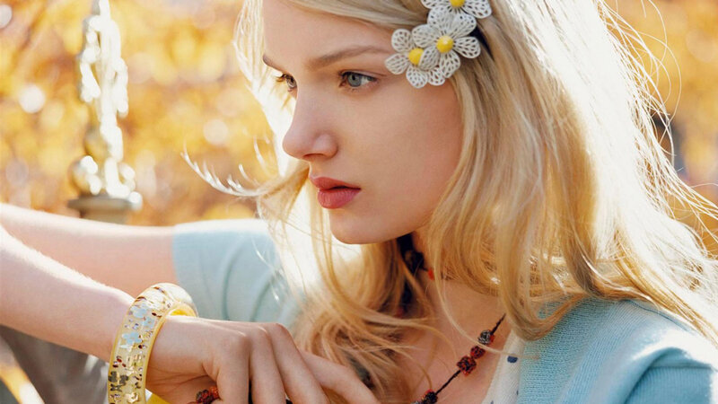 Woman with Blonde Hair — Serene, Autumn