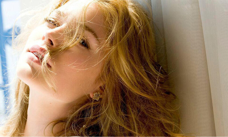 Woman with Blonde Hair — Serene, Morning