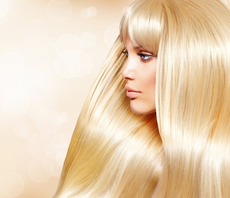 Woman with Blonde Hair — Serene, Photograph, Face, Bangs