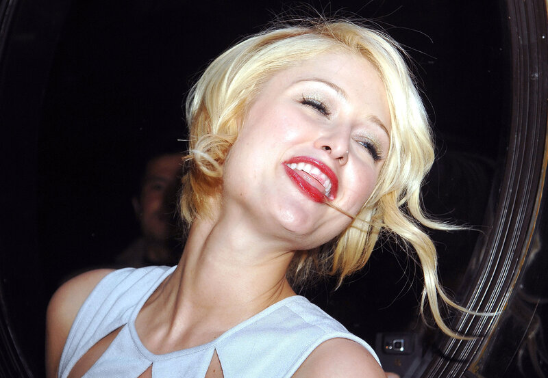 woman with blonde hair smiling