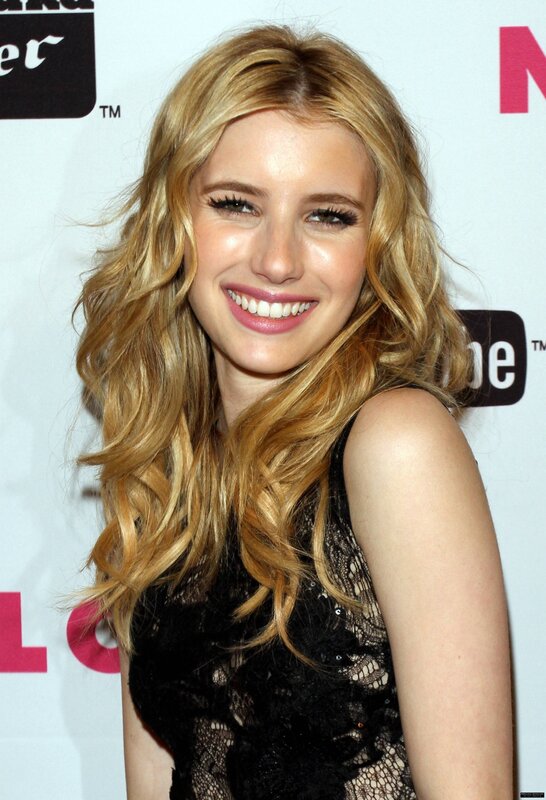 woman with blonde hair smiling