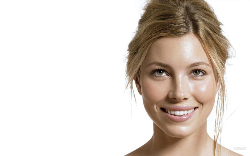 woman with blonde hair smiling