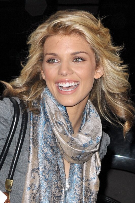 woman with blonde hair smiling