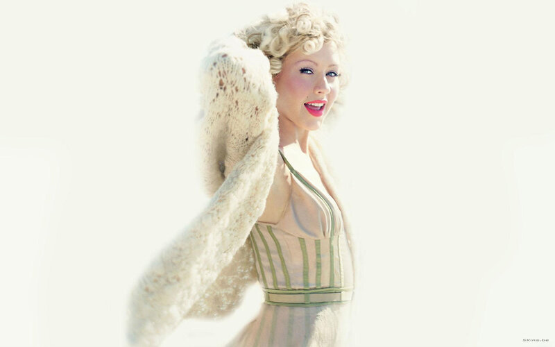 Woman with Blonde Hair — White, Bright, Photograph, Dress