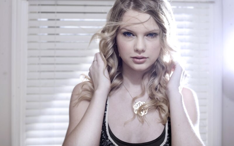 Woman with Blonde Hair — White, Calm, Photograph, Necklace