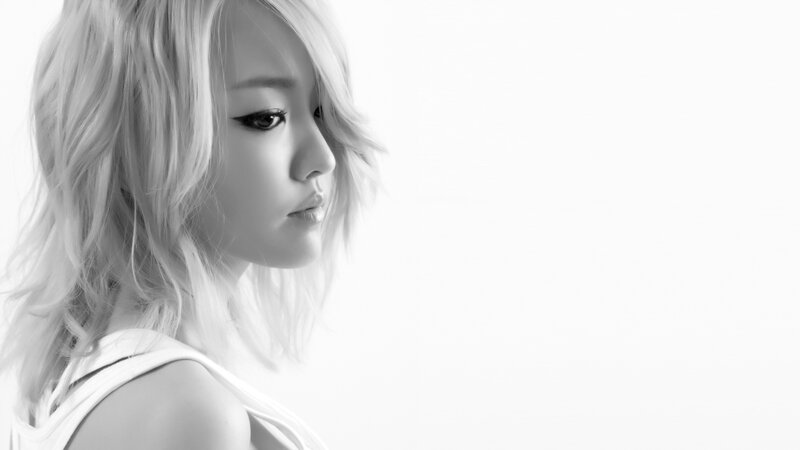 Woman with Blonde Hair — White, Dramatic, Photograph, Shoulder, Gray