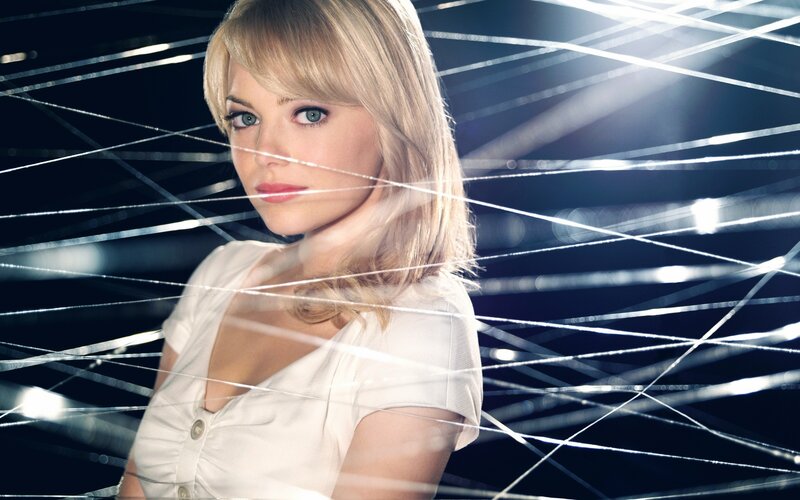 Woman with Blonde Hair — White, Dramatic, Photograph, White Shirt, Light Streaks, Black
