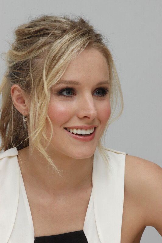Woman with Blonde Hair — White, Friendly, Photograph, Earring