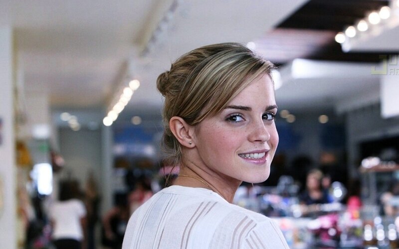 Woman with Blonde Hair — White, Friendly, Photograph