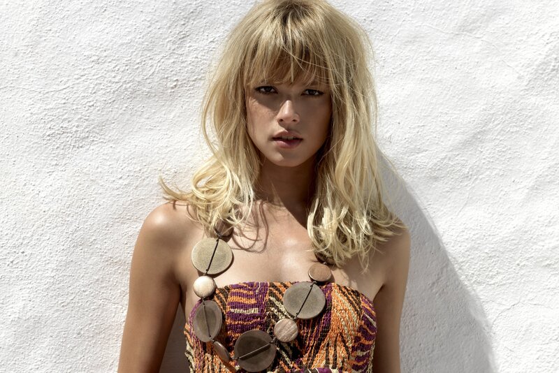 Woman with Blonde Hair — White, Neutral, Afternoon